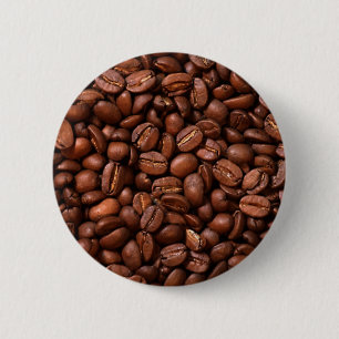 Coffee Beans 2 Inch Round Button