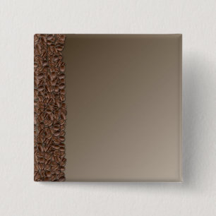 Coffee Beans 2 Inch Square Button