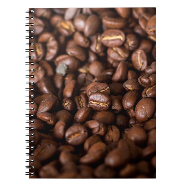 Coffee Beans Backgroundabstract, aroma, background Notebook (Front)