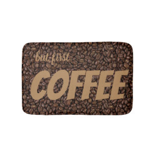 Coffee Beans Bath Mat