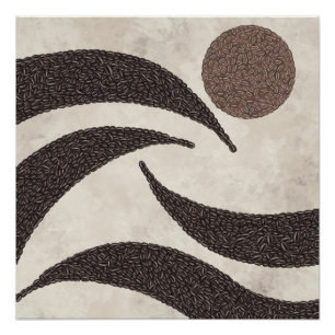 Coffee Beans-Bean Bliss Sunrise Poster