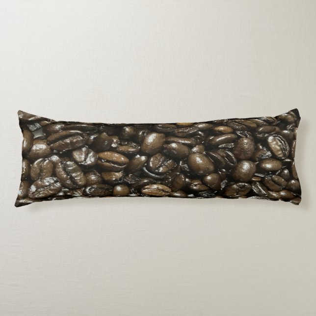 Coffee Beans Body Pillow (Front)