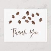 Coffee Beans Caffeine Thank You