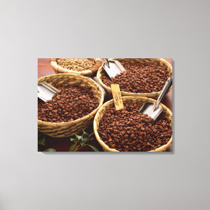 Coffee Beans Canvas Print
