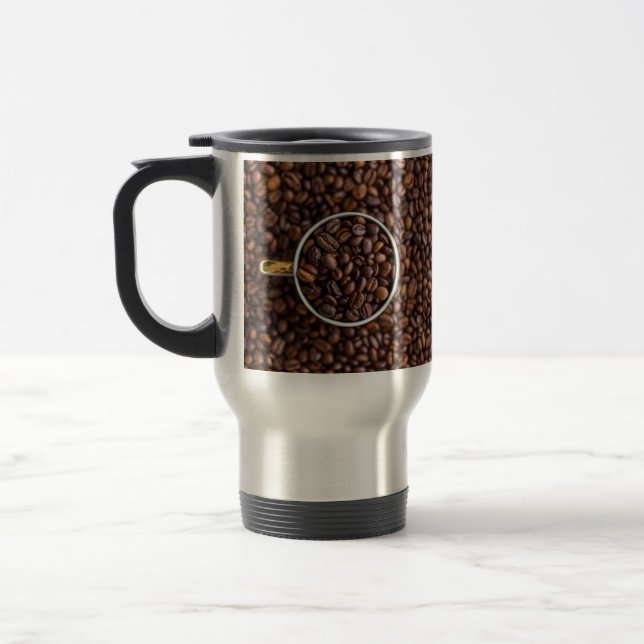 Coffee Beans Coffee Mug (Left)