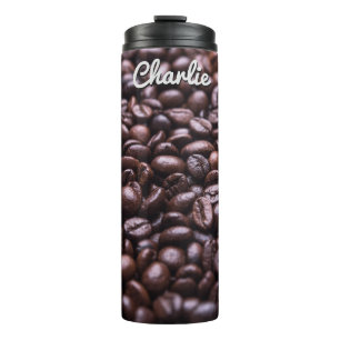 Coffee Beans custom name tumbler