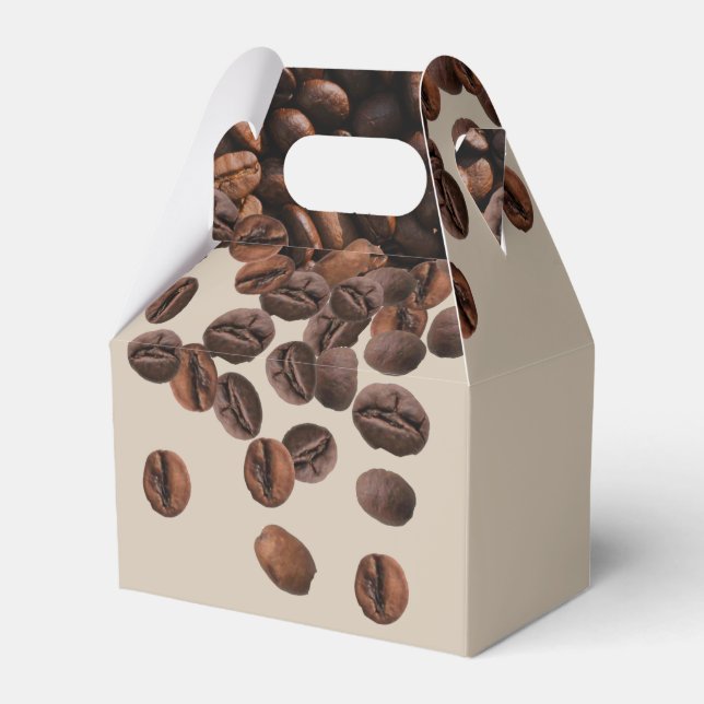 Coffee Beans  Favor Box (Front Side)