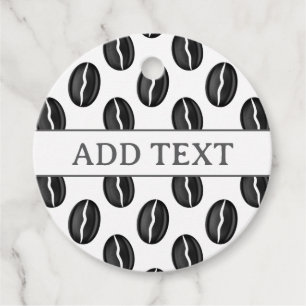 Coffee Beans Favour Tags