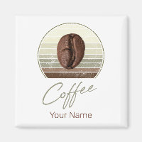 Coffee Beans For Espresso And Retro Barista