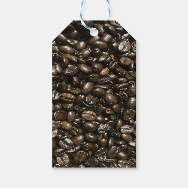 Coffee Beans Gift Tags (Front)