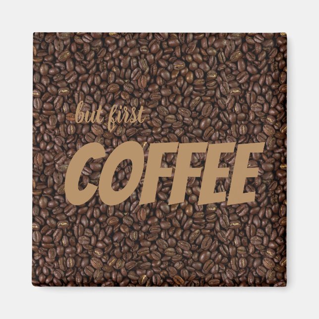 Coffee Beans Magnet (Front)