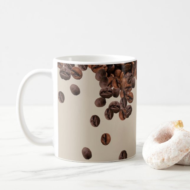 Coffee Beans Mug (With Donut)
