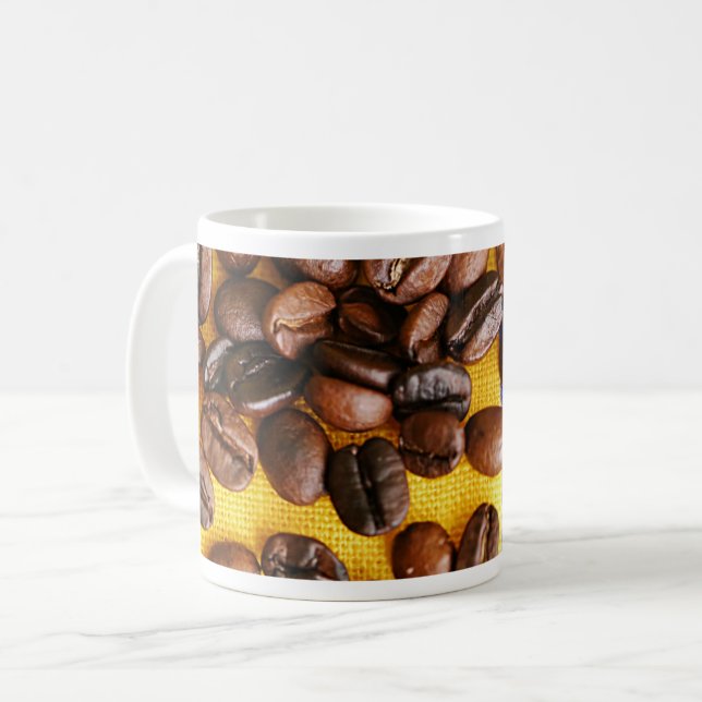 Coffee Beans Mug (Front Left)