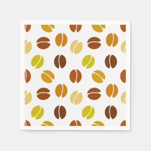 Coffee beans napkin