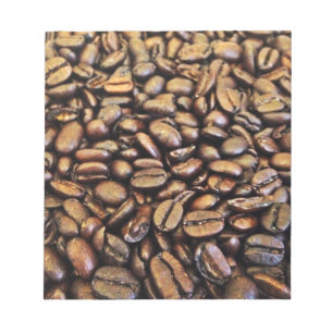 coffee beans notepad