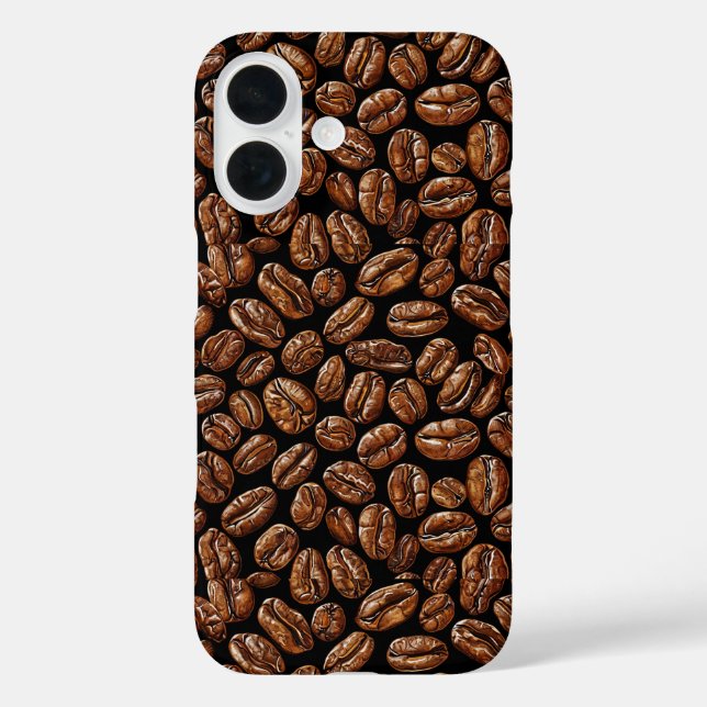 Coffee beans pattern Case-Mate iPhone case (Back)