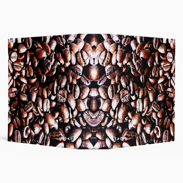 Coffee Beans Pattern - Dark Roast Binder (Background)