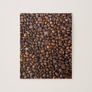 Coffee beans pattern jigsaw puzzle