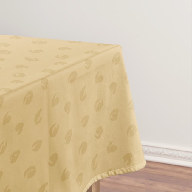 coffee beans pattern tablecloth (In Situ)