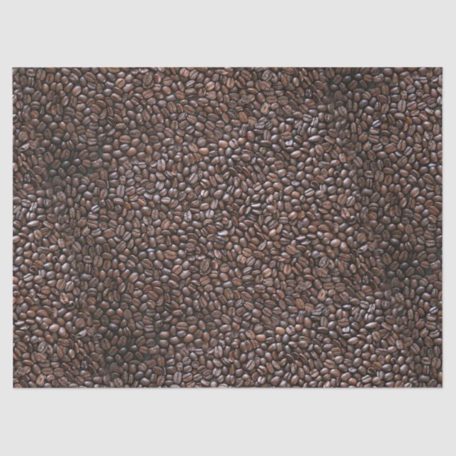COFFEE BEANS PATTERN TISSUE PAPER (Front)