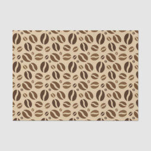 Coffee beans pattern tissue paper