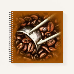 Coffee Beans Photo Excellent Classic Square Spiral Notebook