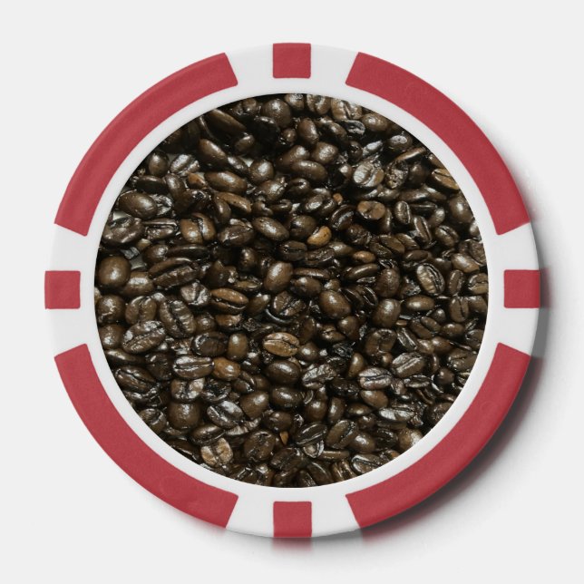 Coffee Beans Poker Chips (Front)