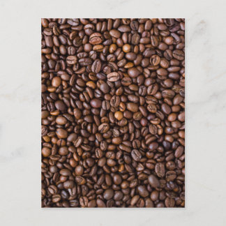 Coffee beans! postcard