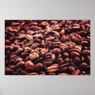 Coffee beans poster