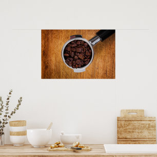 Coffee beans poster