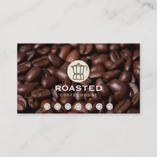 Coffee Beans Punch Card
