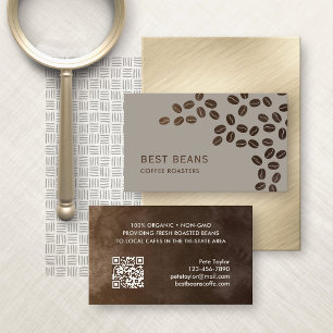 Coffee Beans Roasters Business Card