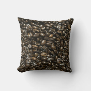 Coffee Beans Throw Pillow