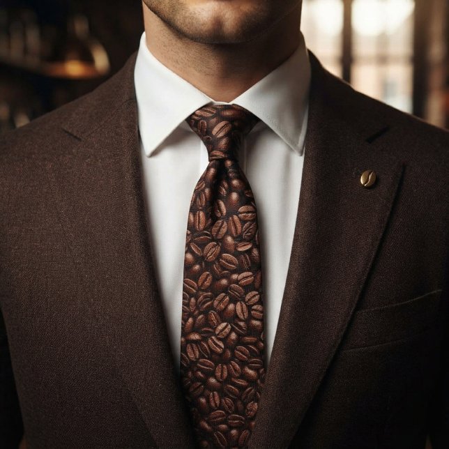 Coffee Beans Tie (Creator Uploaded)