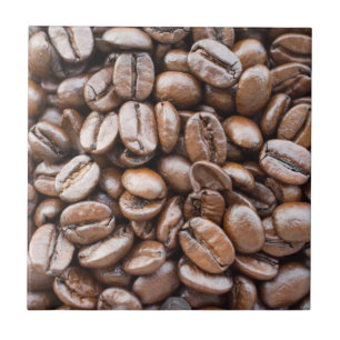 Coffee beans tile
