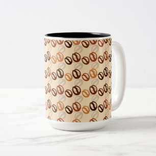 Coffee Beans Two-Tone Coffee Mug