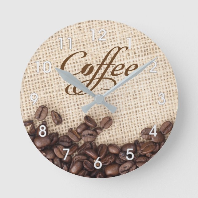 COFFEE BEANS WALL CLOCK (Front)