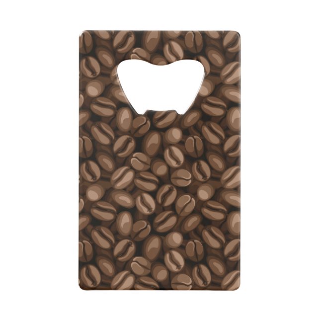 Coffee beans wallet bottle opener (Front)