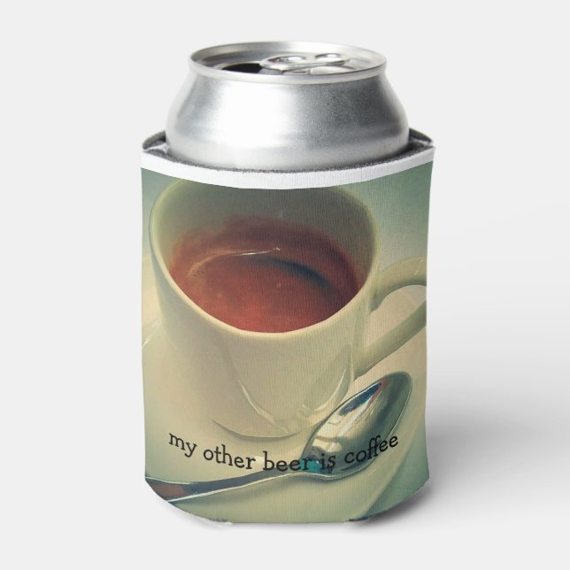 coffee beer cozy can cooler (Can Front)