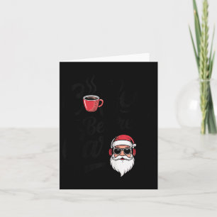 Coffee Before Carols Funny Caffeine Lover Christma Card