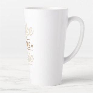 👉 Coffee Before Talkie – Funny Coffee Lover Latte Mug