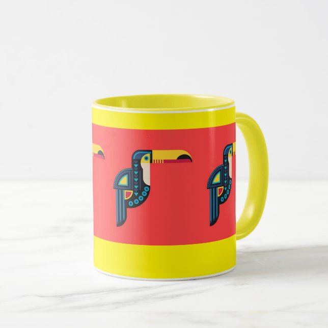 coffee bird mug (Front Right)