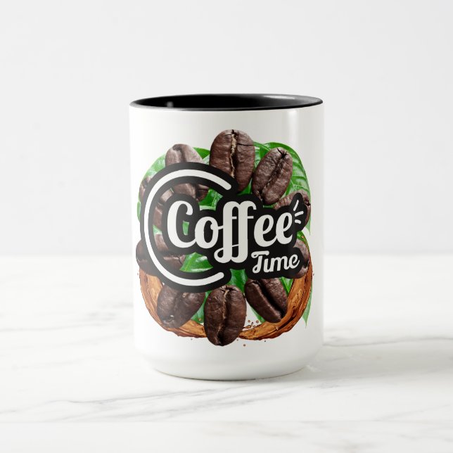"Coffee Bliss: A Time for Flavour" Mug (Center)