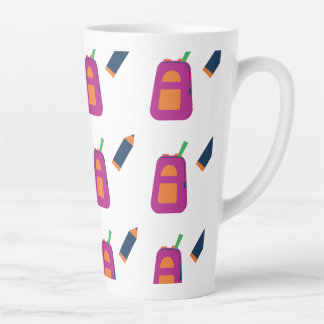 Coffee, books, and a passion for learning. latte mug