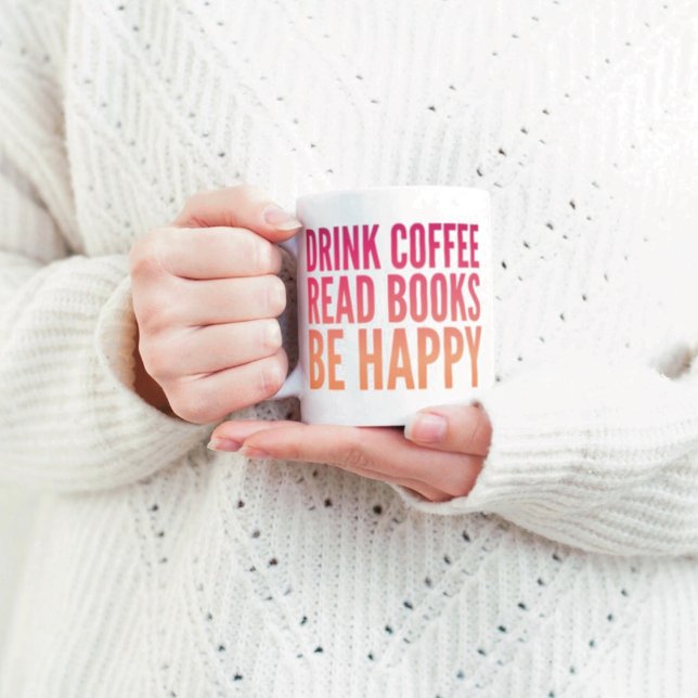 Coffee Books Happiness Coffee Mug (Creator Uploaded)