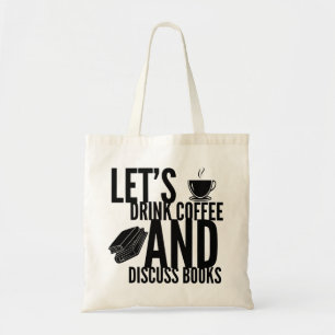 Coffee Books Reading Tote Bag