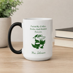 Coffee Books Student Success Teacher Life Design Magic Mug