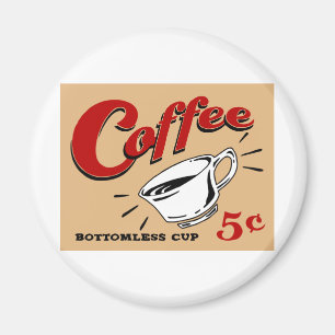 Coffee Bottomless Cup Magnet