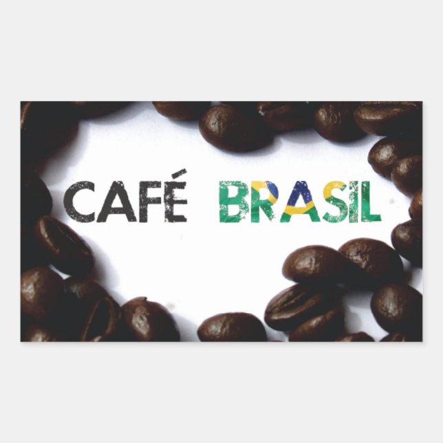 Coffee Brazil Sticker (Front)