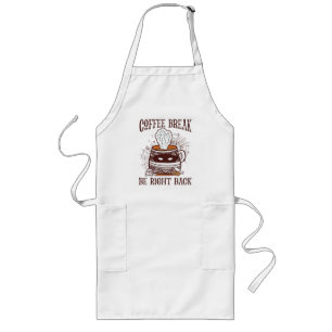 Coffee Break, Be Right Back – Zombie-Inspired Long Apron